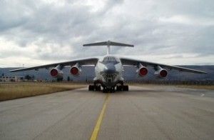 Aeronave no Aeroporto Internacional de Mostar