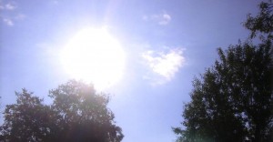 Foto do milagre do sol que Raffaella viu em Medjugorje Foto do milagre do sol que Raffaella viu em Medjugorje