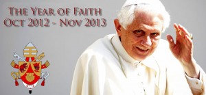 O Papa Bento XVI anunciou o Ano da Fé em 16 de outubro de 2011. Ela vai começar em 11 de outubro deste ano e termina em 24 de novembro de 2013