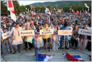 Marija coloca uma alta esperança nos participantes no Festival da Juventude em Medjugorje Marija coloca uma alta esperança nos participantes no Festival da Juventude em Medjugorje