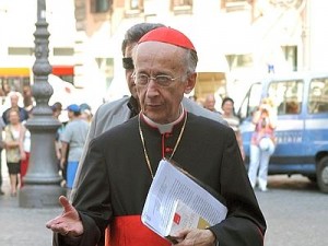 Cardeal Camillo Ruini está se dirigindo a comissão Medjugorje Cardeal Camillo Ruini está se dirigindo a comissão Medjugorje