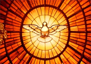 o Espírito Santo universalmente representado por um pombo