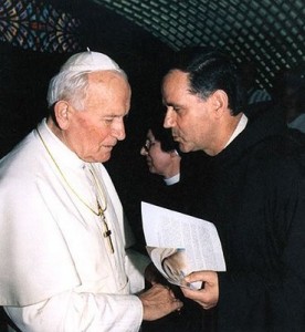 Papa João Paulo II recebe Padre. Jozo em 17 de junho de 1992. Dois meses antes, padre. Jozo tinha profetizado vividamente os conteúdos mais precisos do triunfo do Coração Imaculado de Maria''.