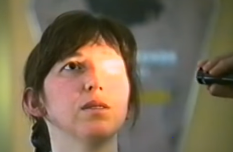 Testes oculares de Marija durante êxtases em 1998